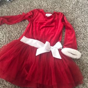 Girls Santa Christmas dress
